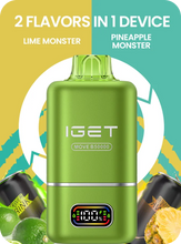 Load image into Gallery viewer, IGET MOVE 50K Puffs 2 in 1 Flavours Rechargeable Disposable Vape | Vape Paradise