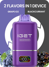 Load image into Gallery viewer, IGET MOVE 50K Puffs 2 in 1 Flavours Rechargeable Disposable Vape | Vape Paradise