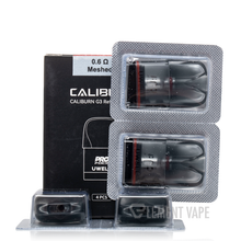 Load image into Gallery viewer, UWEL Caliburn G3 replacement coils packaging on a white background