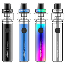 Load image into Gallery viewer, An electronic cigarette starter kit by Vaporesso, available in various colors such as black, blue, and multicolor.