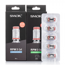 Load image into Gallery viewer, Packaging of SMOK RPM 3 Replacement Coils with multiple coils displayed in front of the package.