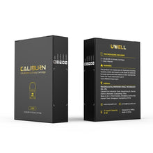 Load image into Gallery viewer, Packaging for Uwell Caliburn G2/GK2 Replacement Cartridges, showing two boxes with a window displaying the cartridge design.