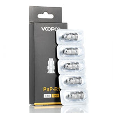 Load image into Gallery viewer, Packaging of VOOPOO PnP Replacement Coils with multiple coils displayed in a clear plastic box.
