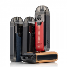 Load image into Gallery viewer, Three SMOK Nord 4 80W Pod Kits in black, red, and blue colors with visible pods and coils, displayed side by side.