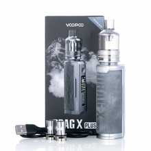 Load image into Gallery viewer, Voopoo Drag X Plus 100w Pod Mod System Complete kit with white background