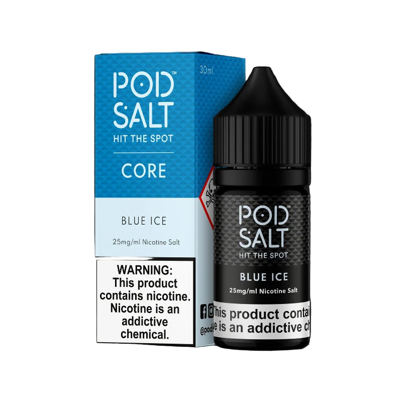 Blue Ice - Pod Salt Core | 30ML Vape Juice | 50MG | Vape Paradise