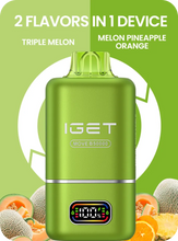 Load image into Gallery viewer, IGET MOVE 50K Puffs 2 in 1 Flavours Rechargeable Disposable Vape | Vape Paradise
