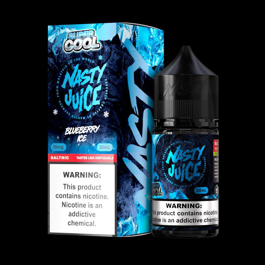 Blueberry Ice - Nasty Super Cool | 30ML Vape Juice | 35MG,50MG | Vape Paradise