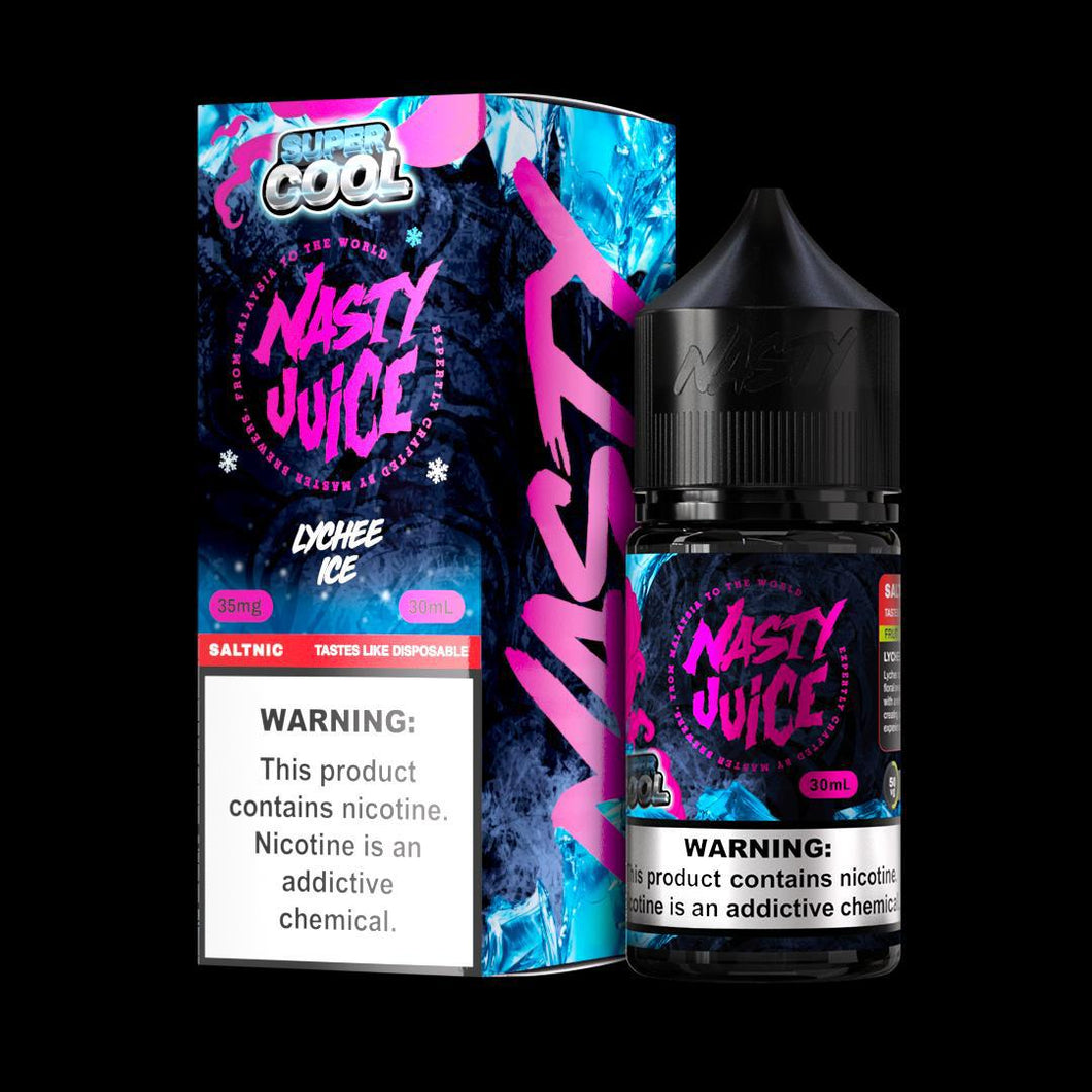 Lychee Ice - Nasty Super Cool | 30ML Vape Juice | 35MG,50MG | Vape Paradise