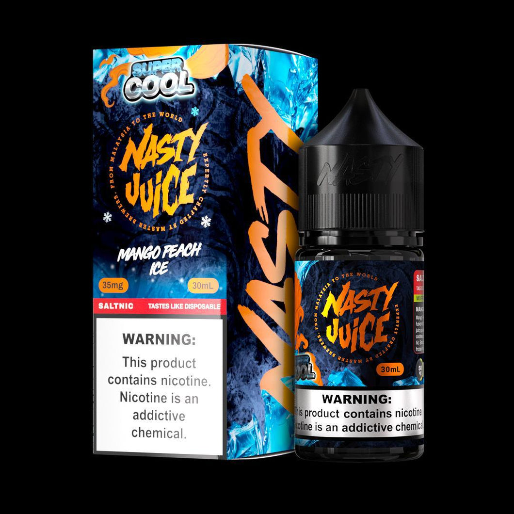 Mango Peach Ice - Nasty Super Cool | 30ML Vape Juice | 35MG,50MG | Vape Paradise