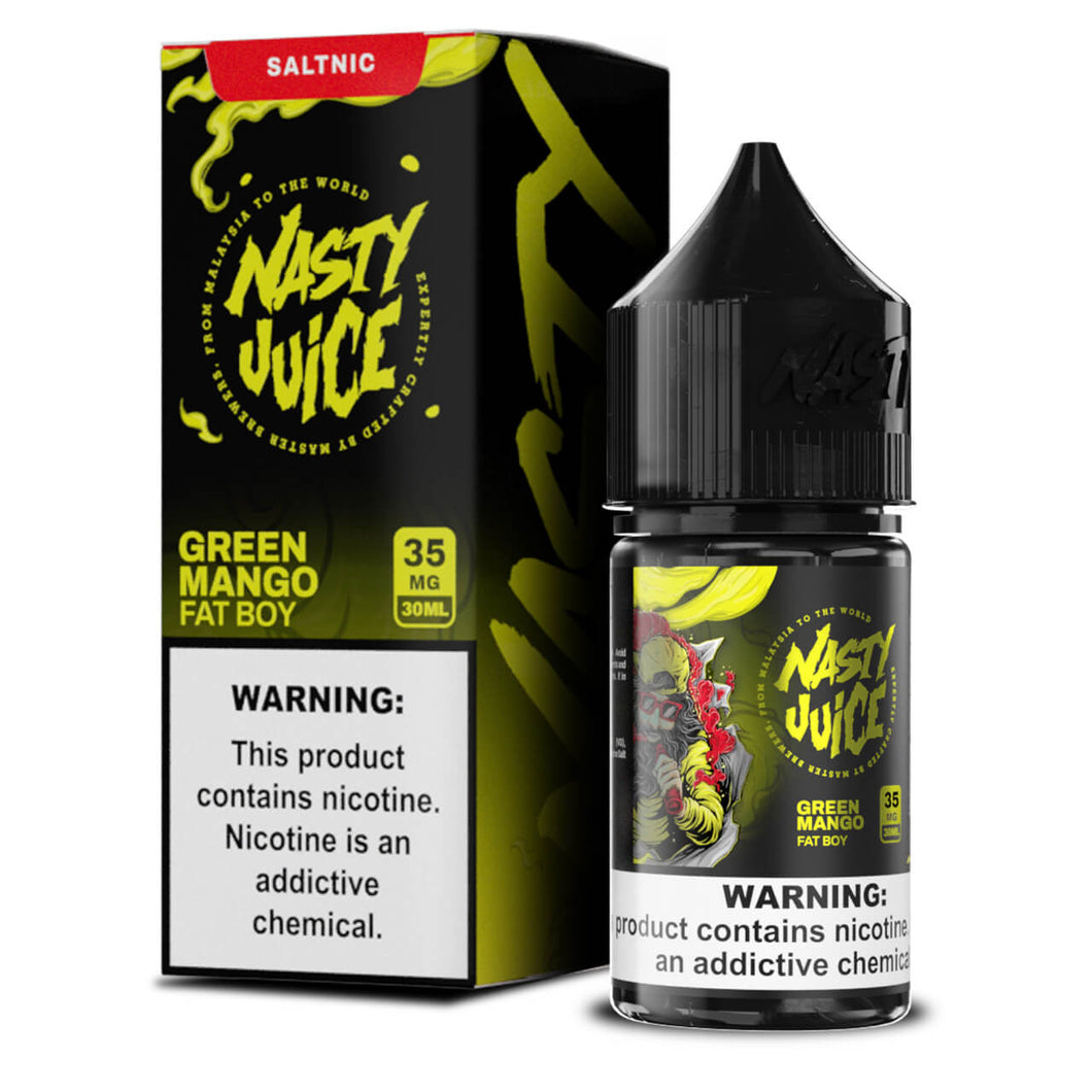 Green Mango - Nasty Salt Fat Boy | 30Ml Vape Juice | 35MG, 50MG | Vape Paradise