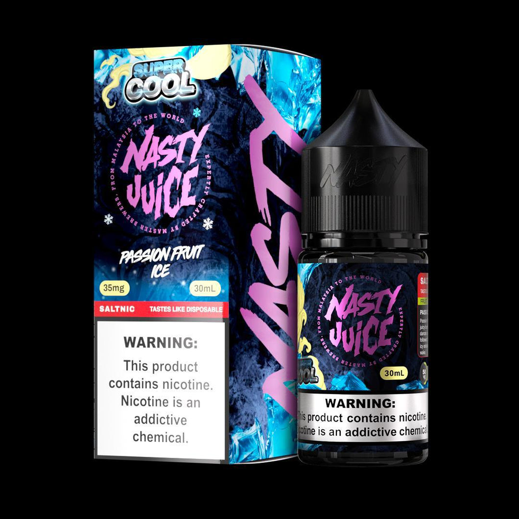 Passion Fruit Ice - Nasty Super Cool | 30ML Vape Juice | 35MG,50MG | Vape Paradise