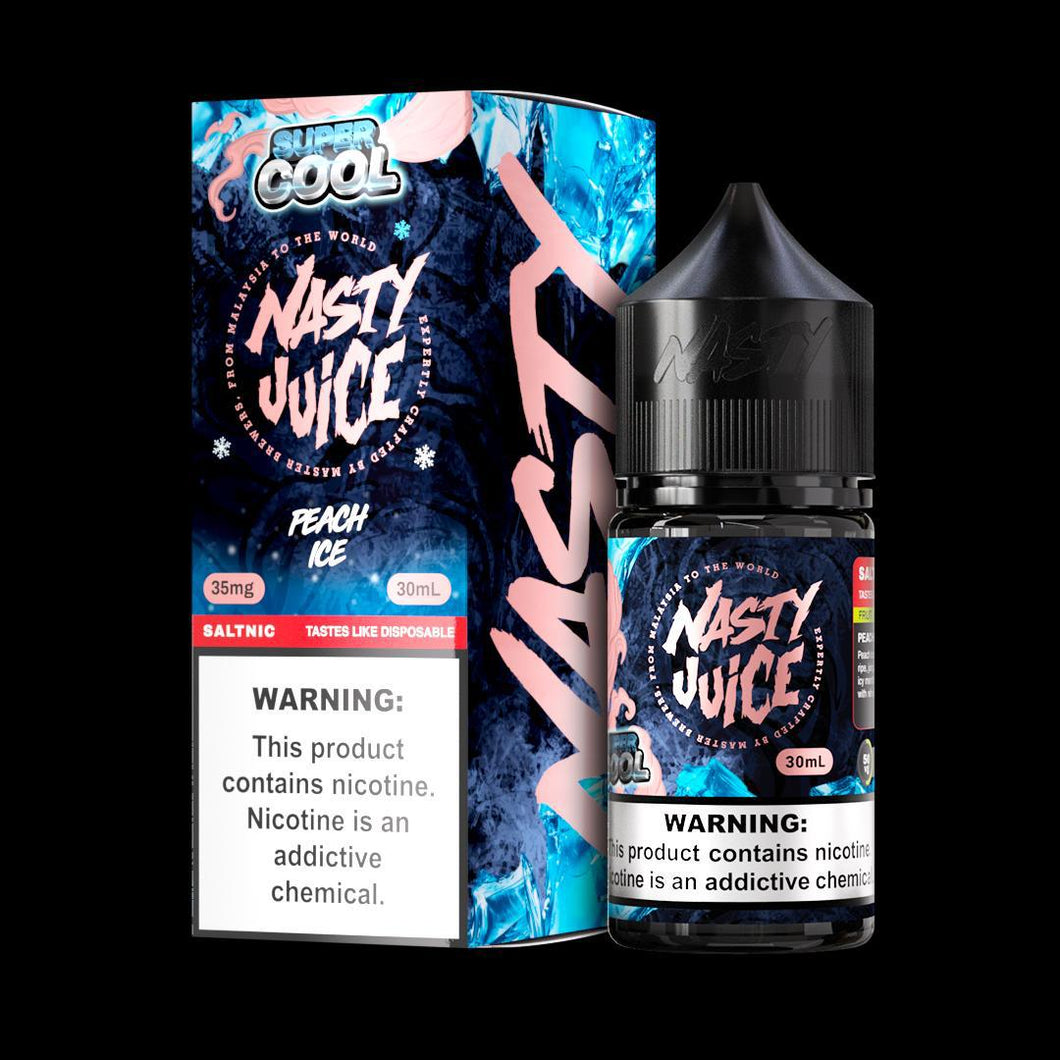 Peach Ice - Nasty Super Cool | 30ML Vape Juice | 35MG,50MG | Vape Paradise