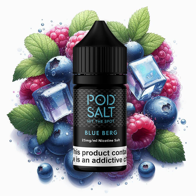 Blue Berg - Pod Salt Core | 30ML Vape Juice | 50MG | Vape Paradise