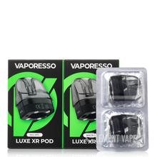Load image into Gallery viewer, Vaporesso Luxe XR Pod packaging with green accents on a white background
