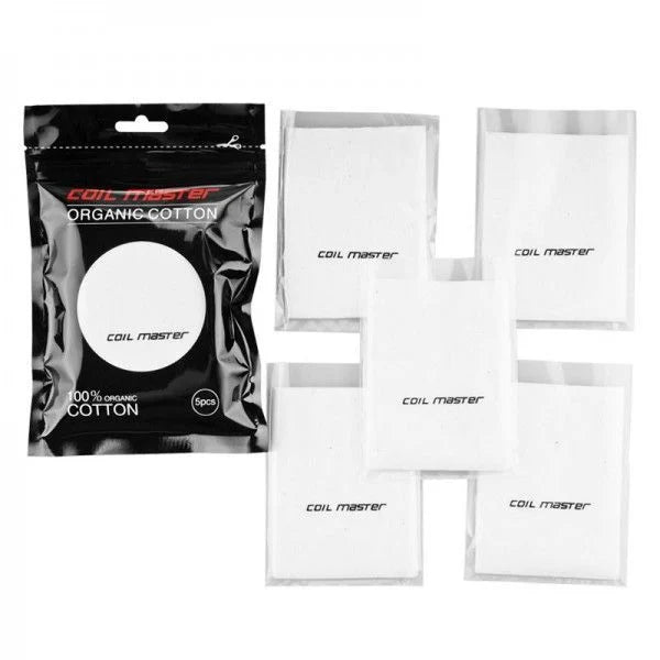 Coil Master 100% Organic Cotton Pack Of 5 Pcs | Vape Paradise