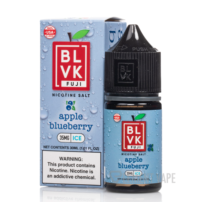 Apple Blueberry Ice - BLVK Fuji Salts | 30ML Vape Juice | 35MG | Vape Paradise