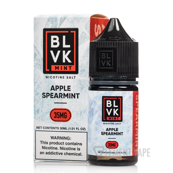 Apple Spearmint - BLVK Mint Salts | 30ML Vape Juice | 35MG | Vape Paradise