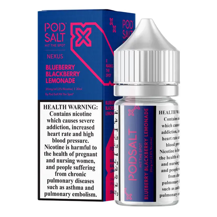 Blueberry Blackberry Lemonade - Pod Salt Nexus | 30ML Vape Juice | 50MG | Vape Paradise