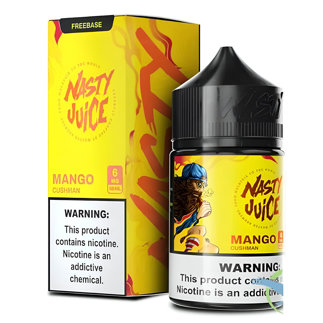 Mango Ice - Nasty Juice Cush Man Series | 60ML Vape Juice | 3MG, 6MG | Vape Paradise