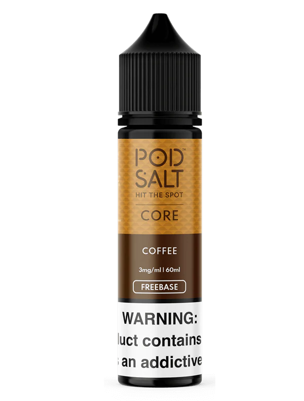Coffee - Core Pod Salt | 60ML Vape Juice | 3MG,6MG | Vape Paradise