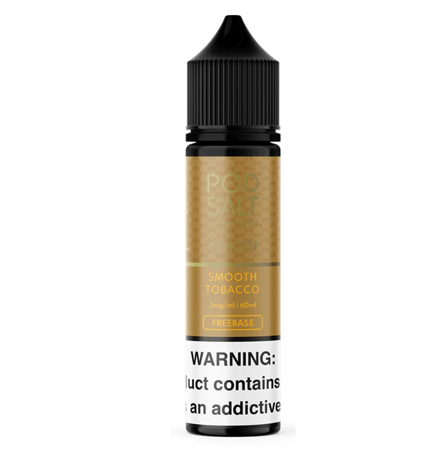 Smooth Tobacco - Origin Pod Salt | 60ML Vape Juice | 3MG,6MG | Vape Paradise