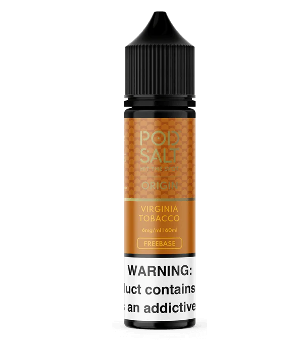 Virginia Tobacco - Origin Pod Salt | 60ML Vape Juice | 3MG,6MG | Vape Paradise