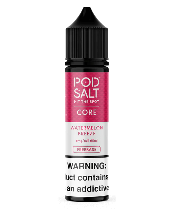 Watermelon Breeze - Core Pod Salt | 60ML Vape Juice | 3MG,6MG | Vape Paradise