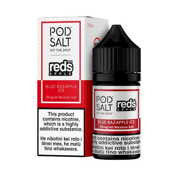 Blue Razapple Ice - Pod Salt | 30ML Vape Juice | 25MG | Vape Paradise
