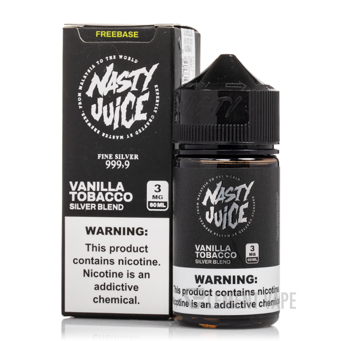 Silver Blend - Nasty Juice | 60ML Vape Juice | 3MG | Vape Paradise