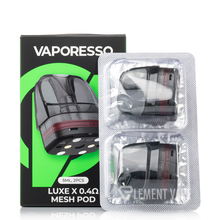 Load image into Gallery viewer, Vaporesso vape pod packaging with green and black design
