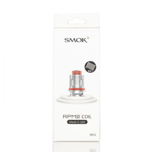A pack of SMOK RPM 2 replacement coils, featuring a 0.6ohm DC MTL Coil and a 0.