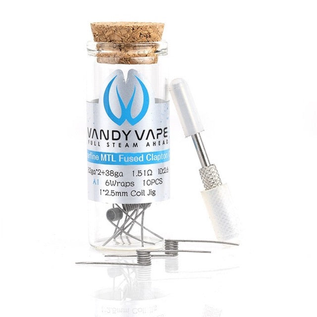 Vandy Vape MTL Fused Clapton NI80 Premade Coils | Vape Paradise
