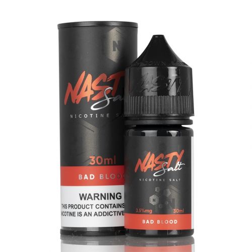 Bad Blood - Nasty Salt | 30Ml Vape Juice | 35MG, 50MG | Vape Paradise