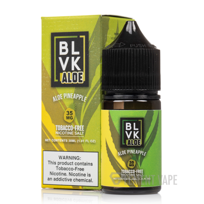 Aloe Pineapple - BLVK Salt | 30ML Vape Juice | 35MG, 50MG | Vape Paradise