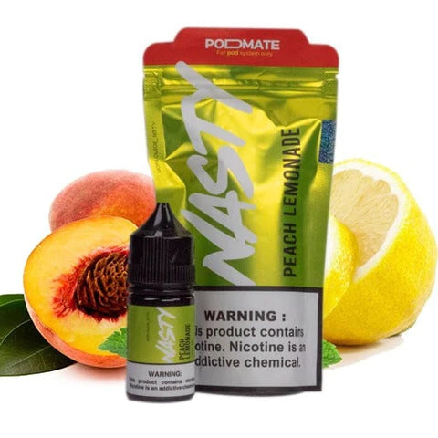 Peach Lemonade - Nasty Podmate Salt | 30ML Vape Juice | 35MG, 50MG | Vape Paradise