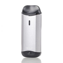 Load image into Gallery viewer, The image shows a Vaporesso Nexus AIO Ultra Portable Kit, which is a compact, all-in-one vaping device with a black and silver color scheme.
